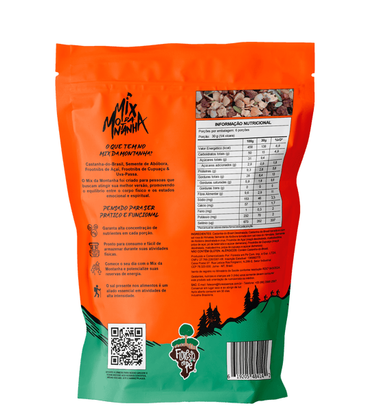 Mix da Montanha | Mix de Castanha, Semente e Frutas desidratadas | 200g