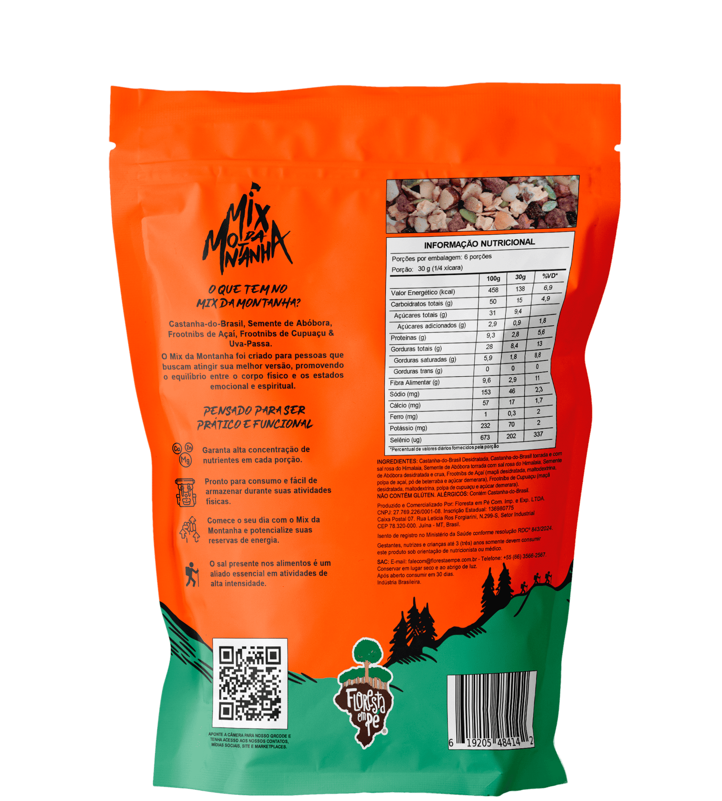 Mix da Montanha | Mix de Castanha, Semente e Frutas desidratadas | 200g