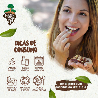 Castanha do Pará Orgânica | Sem Sal | 198g