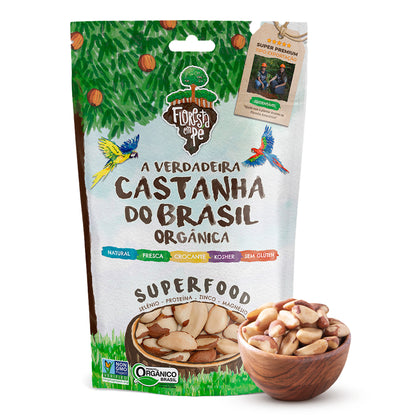 Castanha do Pará Orgânica | Sem Sal | 125g