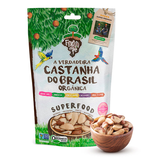 Castanha do Pará Orgânica | Com Sal do Himalaia | 125g