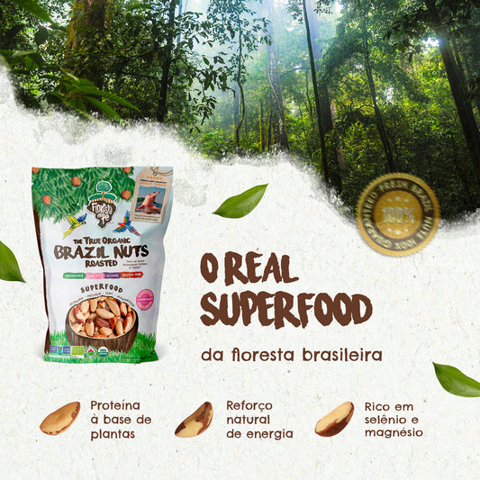 Castanha do Pará Orgânica | Com Sal do Himalaia | 500g