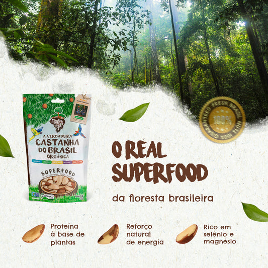 Castanha do Pará Orgânica | Sem Sal | 125g
