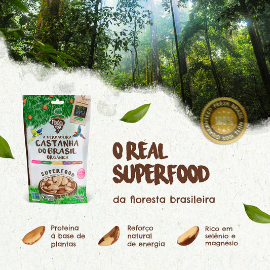Castanha do Pará Orgânica | Com Sal do Himalaia | 125g