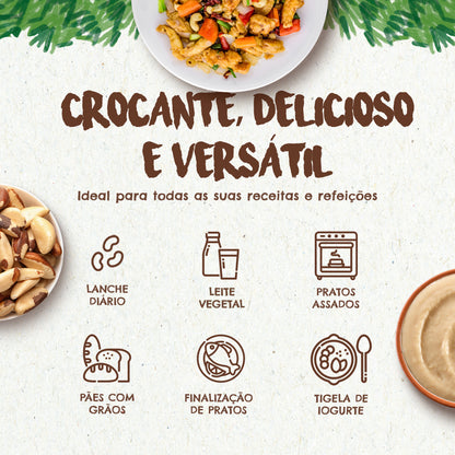 Castanha do Pará Orgânica | Sem Sal | 500g