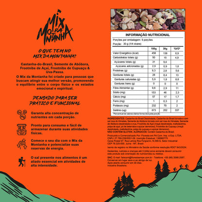 Mix da Montanha | Mix de Castanha, Semente e Frutas desidratadas | 200g