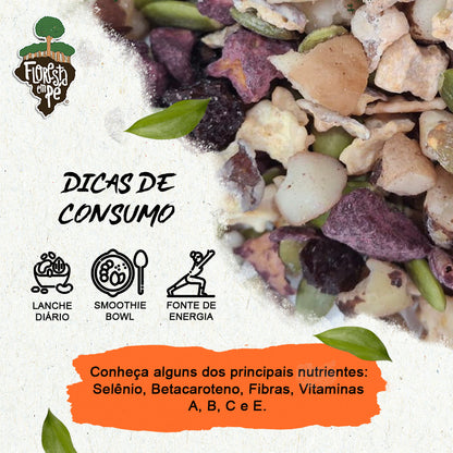 Mix da Montanha | Mix de Castanha, Semente e Frutas desidratadas | 200g